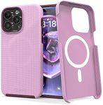 Crave Dual Guard for iPhone 15 Pro Max Case, Compatible with MagSafe Shockproof Protection Dual Layer Case for Apple iPhone 15 Pro Max (6.7") - Lilac