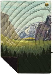 Rumpl The Original Puffy National Parks Collection | Printed Outdoor Camping Blanket for Traveling, Picnics, Beach Trips, Concerts | Yosemite, 1-Person