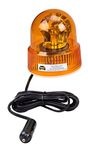 Wolo (3100-A) Beacon Light Rotating Emergency Warning Light - 12 Volt, Amber Lens