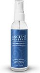 Ancient Minerals Magnesium Oil Spray Bottle of Pure Genuine Zechstein Magnesium Chloride - Topical Magnesium Supplement for Skin Application and Dermal Absorption (4oz)