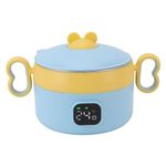 Portable Electric Lunch Box for Kids, Cordless Food Warmer Stainless Steel Automatic Constant Temperature USB Rechargeable for Office, Travel, Jobsite, Outdoor Recreation