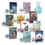 Moonlite Storytime Mini Projector with 10 Classic Disney Stories, A Magical Way to Read Together, Digital Storybooks, Fun Sound Effects, Learning Gifts for Ages 1 and Up