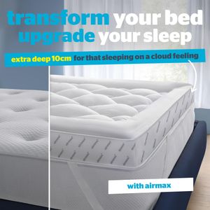 Silentnight Airmax 1000 Single Mattress Topper – Breathable Comfort