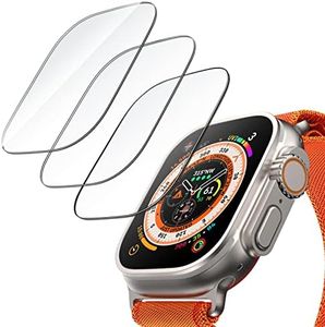 JETech Screen Protector for Apple Watch Ultra 2/1 49mm, Tempered Glass, HD Clear, 3 Pack