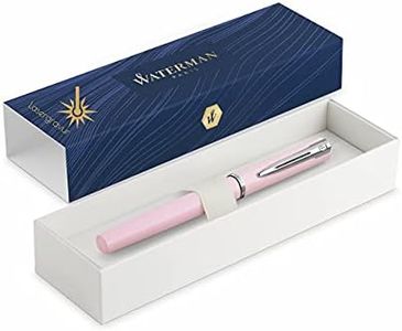 Waterman Allure Pluma estilográfica con Grabado Regalo Para Mann Y Mujer Inspiriert De Parisino Mode Personalizada Grabado Azul Tinta Media Punta Noble Grabado Láser - Macaron Fucsia, 176 × 51 × 30 mm