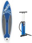 Adventure Kings Inflatable Stand-Up Paddle Board 10ft 6in + Triple-Action Pump