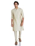 Amazon Brand - Symbol Rayon Men's 41" Kurta Set_Sy-A23-Mna-Fktc-231_Pista Green_2Xl