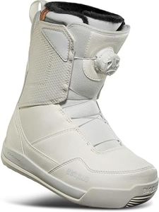 ThirtyTwo Shifty BOA Snowboard Boots - Snowboard Boots with Dual-Zone Lacing & Grippy Outsole - Women - Bone - Size 7