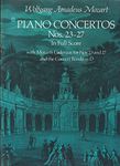 Piano Concertos Nos. 23-27 in Full Score