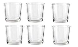 6 x 255ml Glass Drinking Water Juice Tumblers Glassware Set