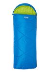 Mountain Warehouse Summit Mini Square Sleeping Bag - 2/3 Season, Lightweight, Inner Pocket - For Spring Summer, Camping & Trekking Cobalt