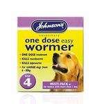 Johnson's One Dose Wormer for Dogs and Puppies, 6 - 80 kg