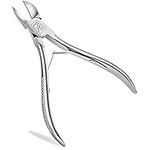 H&S Nail Toenail Clippers for Thick Ingrown Nails Nippers Cuticle Remover Scissors Cutters Heavy Duty Stainless Steel