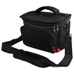 FOSOTO Anti-Shock Camera Case Bag with Raincover Compatible for Nikon D3500 D3200 D5600 D5300 D7500 D7200 D610, Canon EOS 6D MarkII 4000D 2000D,Sony Alpha A7RIII 68K for DSLR/SLR Lenses Accessories