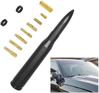 AQTAQ Universal Car Antenna Bullet Antenna Car Truck Stereo Antenna for Ford F Series GMC Sierra Toyota Tundra Tacoma Chevy Silverado Dodge RAM Duty Vehicle Pickup Trucks Accessories