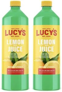 Lucy’s Family Owned - 100% Lemon Juice 32 fl. oz (Pack of 2)