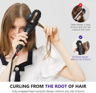 janelove 4-in-1 Hair Waver – Multi-Size Curling Iron Styler