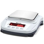 WELLiSH Lab Scale 2000g x 0.01g High Precision Digital Scale Analytical Balance Electronic Scale for Kitchen Lab Weighing