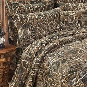 Realtree Max-5 Camouflage Bed Sheets - 3 Piece Camo Bedding Twin - Premium Polycotton Super Soft Hunting Sheet Set - Machine Washable Outdoor Bedding Set (Twin Size)