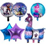 Video Game Party Decorations, 7pcs Foil Balloons Game Theme Party Favors Party Supplies for Birthday Party (Every Year)