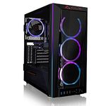 CLX Set Gaming PC - AMD Ryzen 9 5900X 3.7GHz, GeForce RTX 3060, 500GB NVMe M.2 SSD, 4TB HDD, 32GB DDR4 RGB Memory, 240mm AIO, WiFi, Windows 11 Home, Black