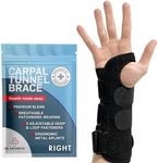 Dr. Arthritis Essentials Carpal Tunnel Wrist Brace - Carpal Tunnel Wrist Splint for Carpal Tunnel, Wrist Injuries, Wrist Support for Arthritis, Hand support (Right)