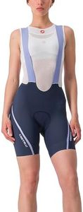 CASTELLI Women’s Velocissima 3 Bibshort for Road and Gravel Biking I Cycling - Belgian Blue/Violet Mist - Small