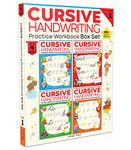 Cursive Handwriting - Small Letters, Capital Letters, Joining Letters and Word Family : Level 1 Practice Workbooks For Children (Set of 4 Books)