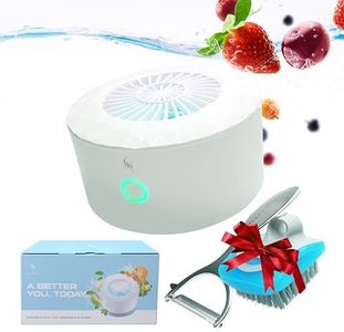 JNJ Homes Fruit and Vegetable Washing Machine, Fruit Cleaner Device, Fruit Purifier Clean Fresh Produce in Water, Waterproof Fruit, Vegetable, Meat and Tableware Cleaner