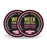 Walton Wood Farm Sugar Scrub (Week From Hell) Grapefruit and Brown Sugar Scent Vegan-Friendly and Paraben-Free 8 oz