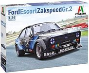 Italeri -3664 Ford Escort Zakspeed Gr.2, Scale 1:24, Model Kit, Plastic Modeling, Multicolor, IT3664 for For collectors over 14 years old