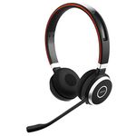 Jabra Evolve 65 UC Bluetooth Wireless On Ear Headphone with Mic (Black)