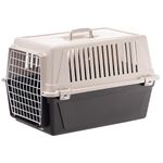 Ferplast Atlas 30 Dog Carrier Large Cat Carrier, Portable Dog Travel Carrier, Comfortable Handle, Easy to Clean, Ideal for Travel, Pet Carrier up to 15 Kg. 60x40x38 cm.