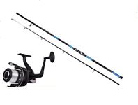 Oakwood Shakespeare Beta Reel 12ft Beachcaster Combo Sea Beach Fishing Rod