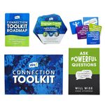 We! Connection Toolkit - Card Games, Conversation Cards Bundle - Engage Cards, Connect Cards, & Ask Powerful Questions Book - Ideal for Icebreaker, Team Building Games, Social Skills Games, & More
