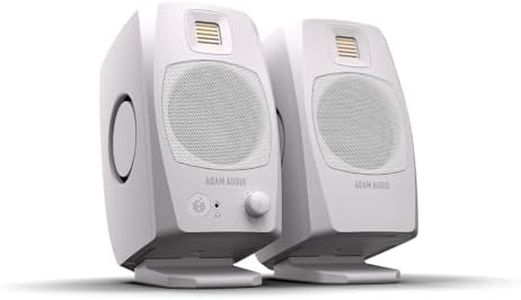 ADAM Audio D3V Active Desktop Monitoring System with USB-C Connection (Pair, White)