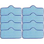 Microfiber Steam Mop Pad for Dupray Neat Steam Cleaner Reusable & Washable Replacement Part by Blue Stars - Designed for multiple surfaces, effectively clean hardwood, tile & stone floors - PACK OF 8