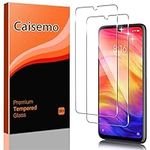 Caisemo 2 Pack For Xiaomi Redmi Note 7,Redmi Note 7 Pro,Note 7S, Tempered Glass Screen Protector,9H Hardness, Anti Scartch,Soft Touch