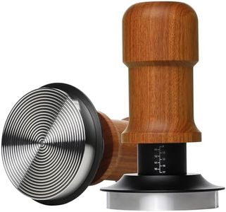 Coosigar 58mm Espresso Tamper, Premium Barista Coffee Tamper with Constant 30lb Calibrated Spring Loaded,Stainless Steel Base and Mahogany Handle.Fits for All 58mm Portafilters,Espresso Accessories