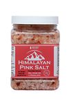 INDO BIO ORGANICS Himalayan Pink Salt (1kg), 100% Natural Rock Salt With Nutrients & Minerals, Pink Sea Salt GMO-Free Coarse Grain For Multiple Uses (2.2 lbs)