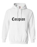 Go All Out X-Large White Adult Compton Old School Hip Hop Rap Retro California Sweatshirt Hoodie