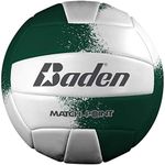 Baden MatchPoint Official Size 5 Cushioned Volleyball, Green/White