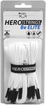 East Coast Dyes (1-Pack) Lacrosse HeroStrings Pro Stringing Kit White HM-Strings-Wht-1P