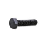 DOJA Industrial | Hexagon Head Threaded Bolts | 5/16 "- 40 mm | PACK 10 | Black Steel Whitworth Screws 8.8 for Metal or Wood | Thread up to Head Screw | External Hex Bolt for Machines, Industry