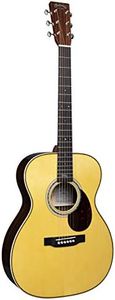 Martin Guitar OMJM John Mayer Acoustic-Electric Guitar with Hardshell Case, Spruce and Rosewood Construction, Gloss Finish, and 000-14 Fret