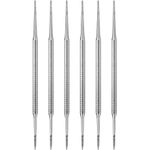 6 Packs Ingrown Toenail File Double Sided Toenail Lifter One Side Flat and One Side Curved Stainless Steel Toenail Pedicure Tools