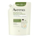 Aveeno Daily Moisturizing Body Wash Pouch - Oat, Emollients - Eco Friendly Refill Pouch - Dry Skin - 1.06L, white