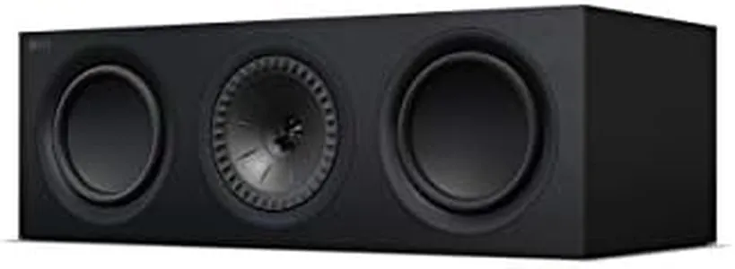 KEF Q250c Center Channel Speaker (Each, Black)