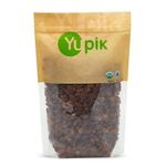 Yupik Organic Sultana Raisins, 1 kg, Gluten-Free, Kosher, Non-GMO, Vegan, Whole Dried Fruits, Naturally Sweet, No Added Sugar, Seedless, Healthy Snacks, Fruity Topping & Inclusion, Ideal for Baking