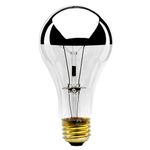 Bulbrite 100A21HM Half Chrome 100W A Shape Bulb - 2 Pack